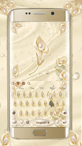 Luxury Calla Jewelry Keyboard screenshot 1