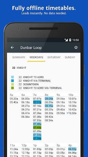 TransitDB Vancouver screenshot 1