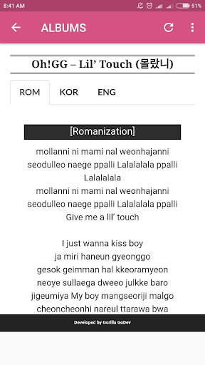 SNSD Lyrics (Offline) screenshot 8