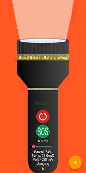 Flashlight - Hemat baterai / saving battery screenshot 6