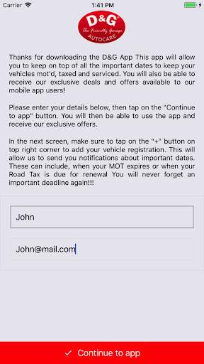 D&G Autocare screenshot 1