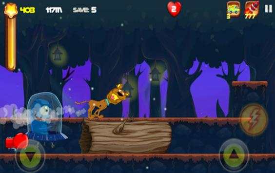 Temple Scoby & Dog Subway Racing dog Run Surf Rush screenshot 5