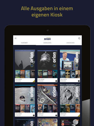 ORION-Zeitschrift screenshot 8