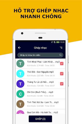 Cắt nhạc làm nhạc chuông - Cắt nhạc MP3 screenshot 6