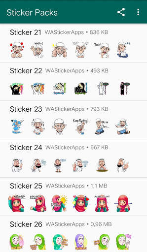 Stiker WA Islami screenshot 2