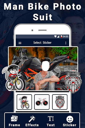 Men Moto Photo Suit: Stylish Bike Photo Editor screenshot 4