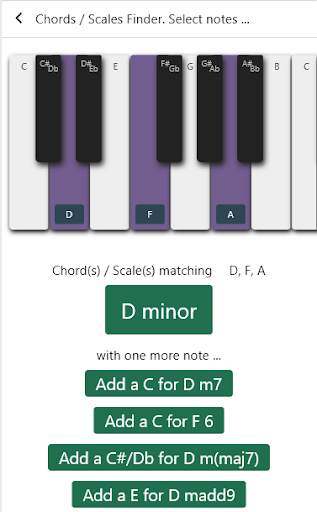 Piano Chords & Scales (free) screenshot 4