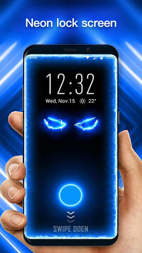 Neon Color Flash Lock Screen screenshot 4