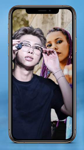 Selfie Photo with Rap Monster – BTS Wallpapers 5 تصوير الشاشة