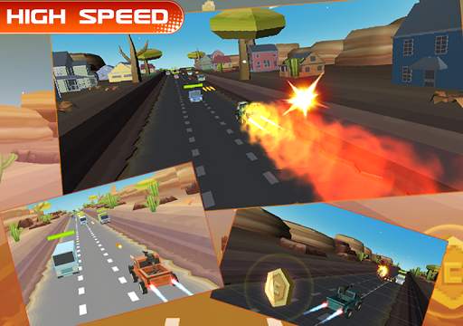 Racing Car Shooter 3D screenshot 2