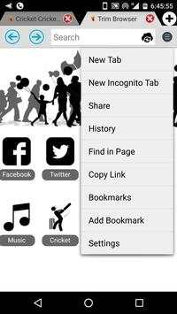 Trim Browser - Mini Lite screenshot 2