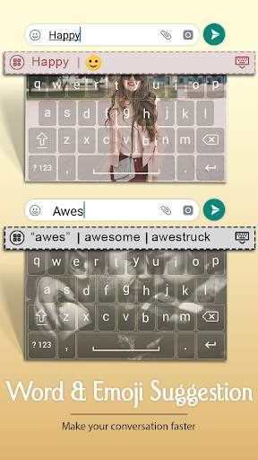 My Photo Keyboard With Emoji screenshot 3