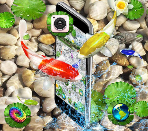 Natural Koi Fish Theme screenshot 1