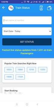 Live Train Running Status & Railway Enquiry screenshot 2