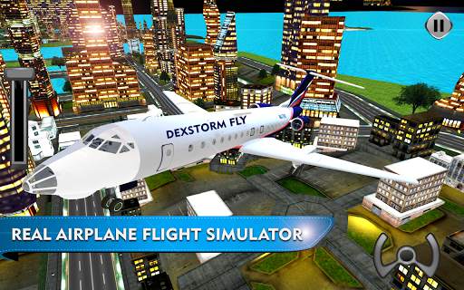 Tourist Airplane Flight Pilot Simulator 2017 3D screenshot 5