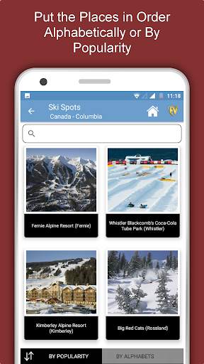 Ski Spots Travel & Explore Offline Guide screenshot 4