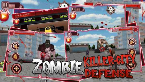 Zombie Killer- City Defense screenshot 2