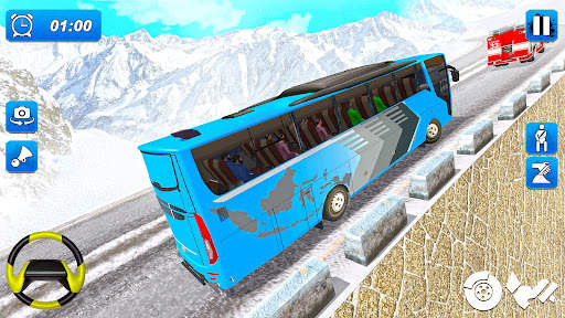 Snow Bus Simulator Games screenshot 5