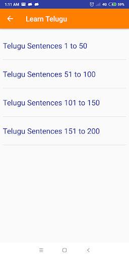 Learn Telugu through Tamil screenshot 4