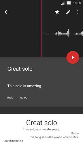 Song Note - Tabs, Audio, Guitar, Bass & More screenshot 4