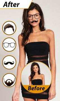Boys Beard Photo Editor : mustache hairstyle salon screenshot 4