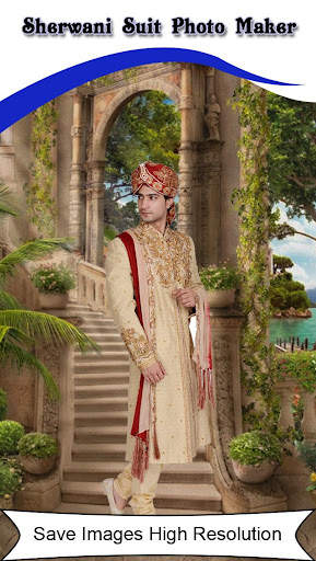 Men Sherwani Photo Suit Editor 7 تصوير الشاشة