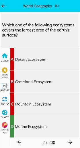 Geography MCQs screenshot 5
