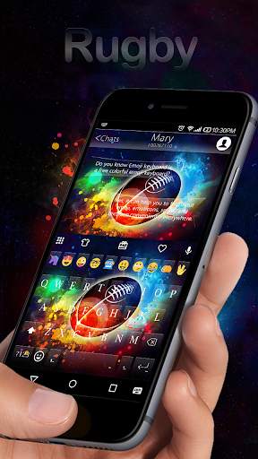 Rugby Wallpaper - Emoji Keyboard screenshot 1