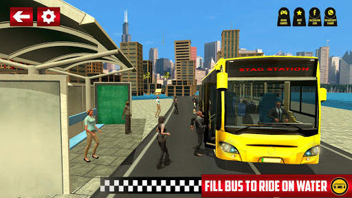 Game Simulator Mengemudi Bus River Coach 2020 screenshot 6