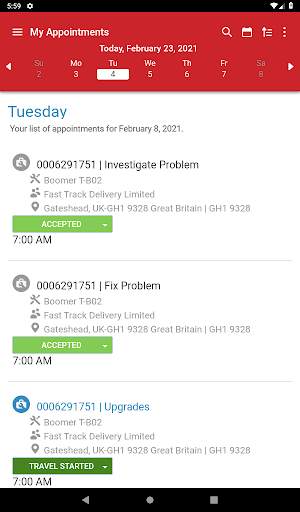 Infor MFS screenshot 1