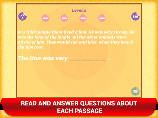 Reading Comprehension Games - Reading Games screenshot 3