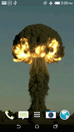 Nuclear Bomb 3D Live Wallpaper screenshot 8