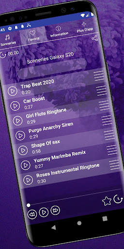 Sonneries Galaxy S20 Ultra screenshot 4