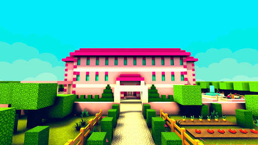 Pink Princess House Craft Game screenshot 2