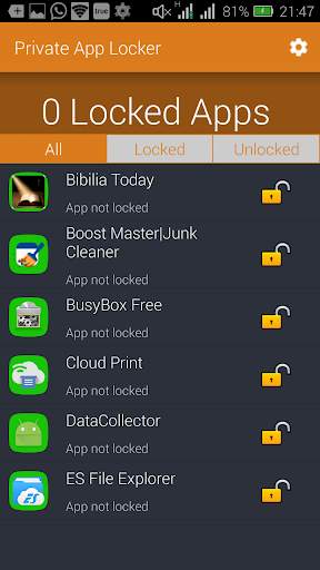 Private App Locker screenshot 2