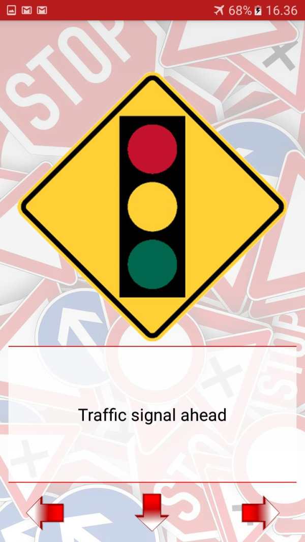 Trafic and road signs screenshot 13