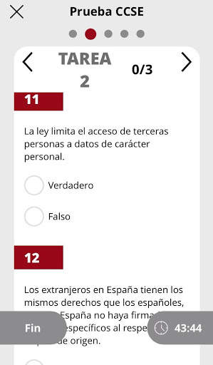 CCSE Nacionalidad Española Instituto Cervantes скриншот 3