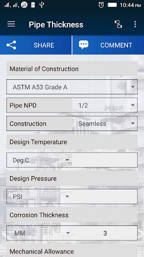 Piping Calculators Free screenshot 6