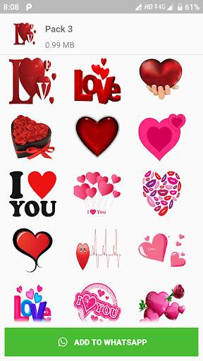 WAStickerApps Love ❤️ Love Sticker for WhatsApp screenshot 4