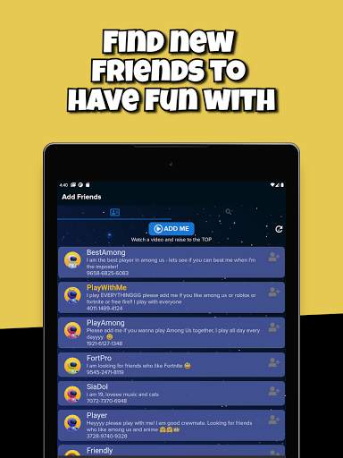AmongFriends - Friends for Among Us Chat screenshot 10
