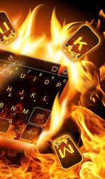 Live 3D Cool Flaming Fire Keyboard Theme screenshot 2