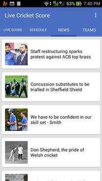 Live Cricket Score screenshot 3