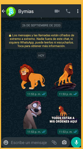 Lion King Stickers for WhatsApp - WAStickerApps screenshot 6