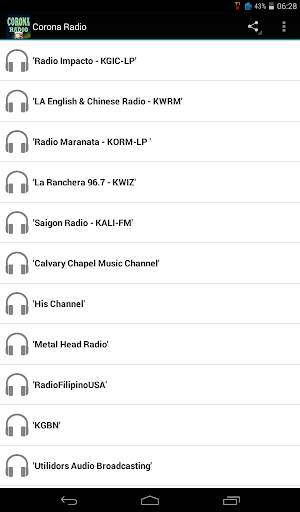 Corona Radio स्क्रीनशॉट 1