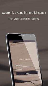Heart Cross Theme-Facebook screenshot 1