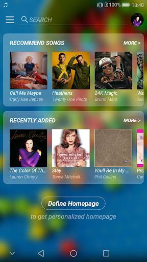 YOYO Music Player - MP3 Player, Audio Player 1 تصوير الشاشة