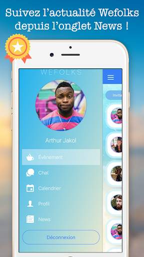 Wefolks - Réseau Social créateur de sérendipité ! screenshot 3