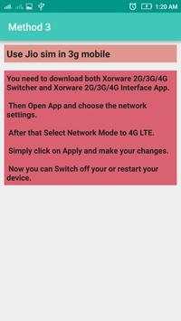 Use 4G on 3G Phone VoLTE screenshot 4
