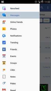 Quick for Facebook screenshot 1