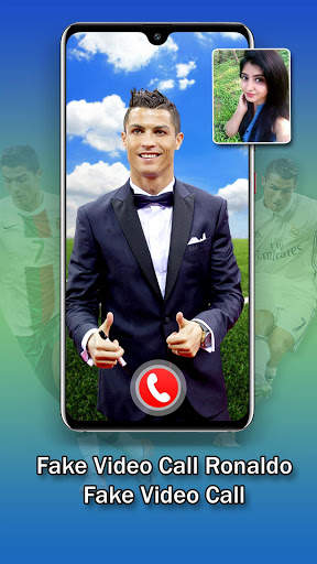 Fake Video Call Ronaldo - Fake Video Call screenshot 1